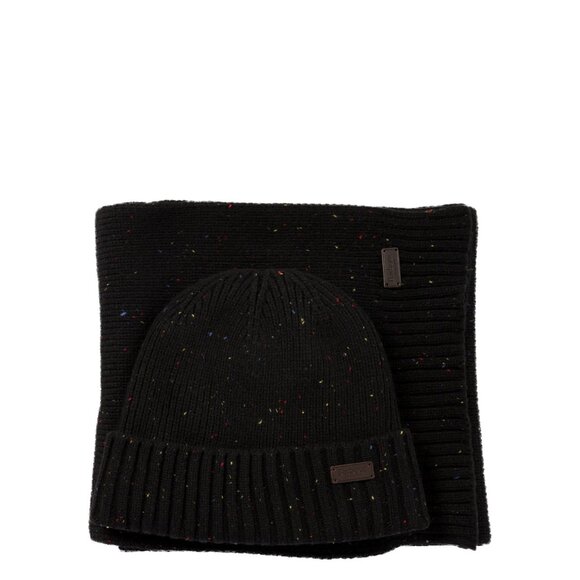 Barbour Carlton Fleck Beanie & Scarf Set DEFAULT UNI Men - Picture 1 of 2